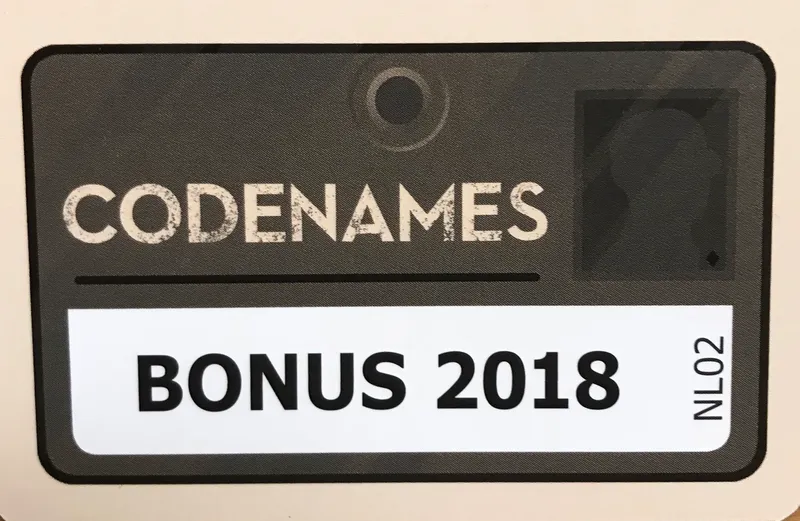 Codenames: Bonuskaarten 2018