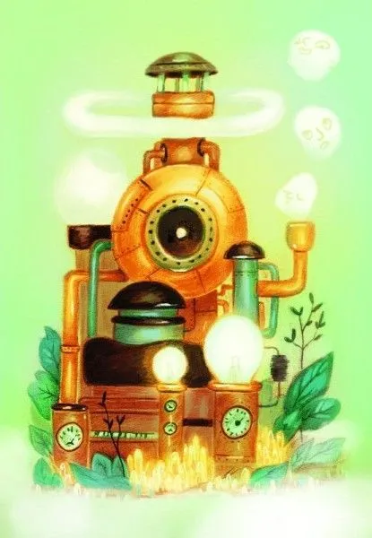 Dixit: Origins – "La Machine à rêves" Promo Card
