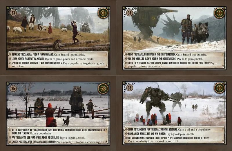 Scythe: Promo Pack #2 – Encounter Cards 33-36