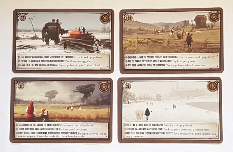 Scythe: Promo Pack #1 – Encounter Cards 29-32