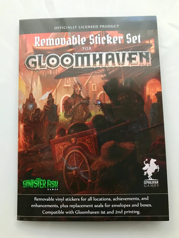 Gloomhaven: Removable Sticker Set