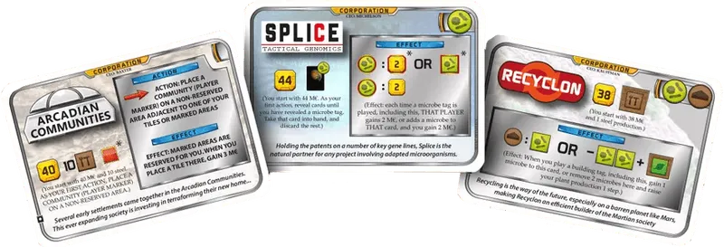 Terraforming Mars: BGG User-Created Corporation Pack