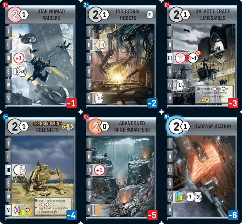 Race for the Galaxy: New Worlds Promo Cards